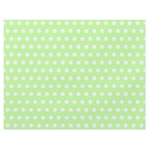 Green and White Polka Dot Pattern. Spotty. Flyers