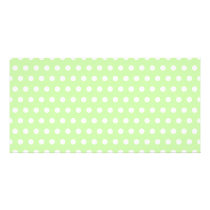 Green and White Polka Dot Pattern. Spotty. Photo Cards
