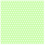 Green and White Polka Dot Pattern. Spotty. Acrylic Cut Out
