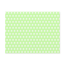 Green and White Polka Dot Pattern. Spotty. Postcards