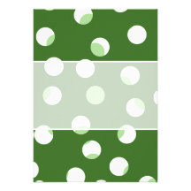 Green and white spotty pattern. invites