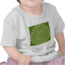 Green Anemone Mandala 1 Tees
