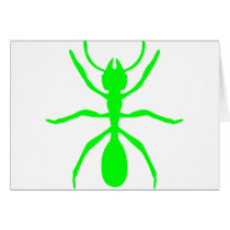 Green Ant Greeting Card