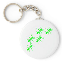 green ant trail key chain