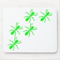 green ant trail mouse pads