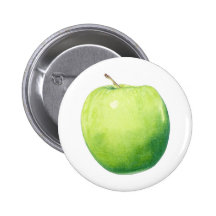 Green Apple Button