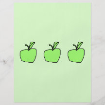Green Apple. Custom Flyer