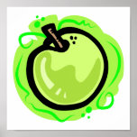 Green Apple Print