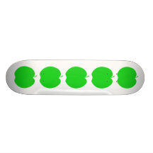 Green Apple. Skate Board Deck