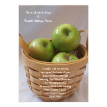 Green Apple Wedding Invitations