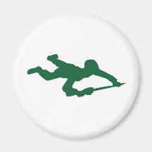 Green Army Man Refrigerator Magnets