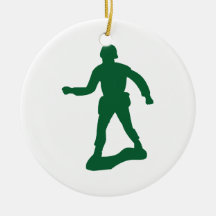 Green Army Men Christmas Tree Ornaments