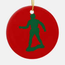Green Army Men Ornament