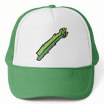 Green asparagus mesh hat