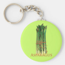 Green Asparagus Keychain