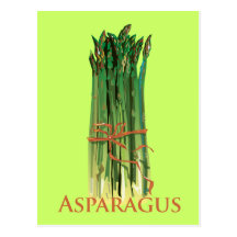 Green Asparagus Postcards