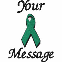 green awareness ribbon - Customize