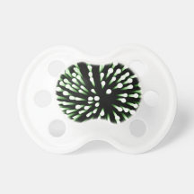 Green Bacteria Magnified Baby Pacifiers