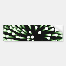 Green Bacteria Magnified Bumper Sticker