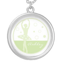 Green Ballerina Necklace necklaces