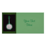 Green Banjo Photo Card