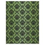 Green Baroque Black Lace Pattern Paper Customized Letterhead