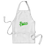 Green Baseball Logo Aprons