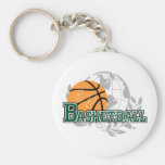 Green Basketball T-shirts and Gifts Key Chain