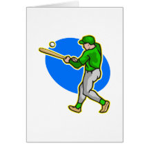 green batter greeting cards