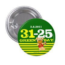 Green Bay Show Off The Score 31-25 Button