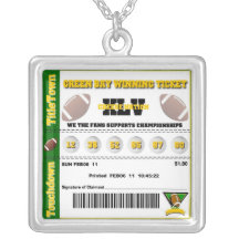 Green Bay Winning Ticket Necklace