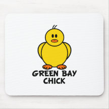 Green Bay Wisconsin Chick Mouse Mats