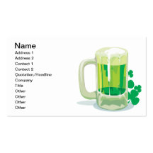 Green Beer Business Card