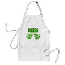 Green Beer Cheers Apron