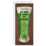 Green Beer St Patricks Day Party Personalized Invitation