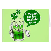 Green beer wants to be inside you