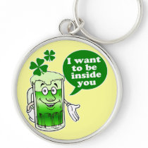 Green beer wants to be inside you