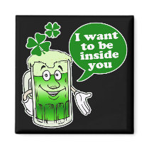 Green beer wants to be inside you