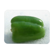 Green Bell Pepper Vinyl Magnet