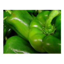 Green Bell Peppers Gift Range Post Card