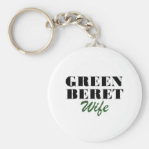 Green Beret Wife Keychains