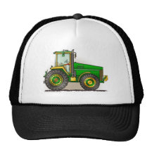 Green Big Tractor Hats
