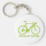 Green Biofuel Bike Keychain