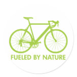 Green Biofuel Bike stickers