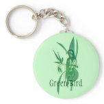 Green Bird Keychain