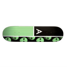Green & Black Alien Skate Deck