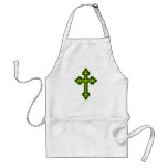 GREEN & BLACK CROSS APRONS