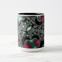 Green Black Pattern Design Mug