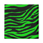 Green & Black Zebra Fridge Magnet
