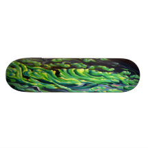 green blob skateboard
